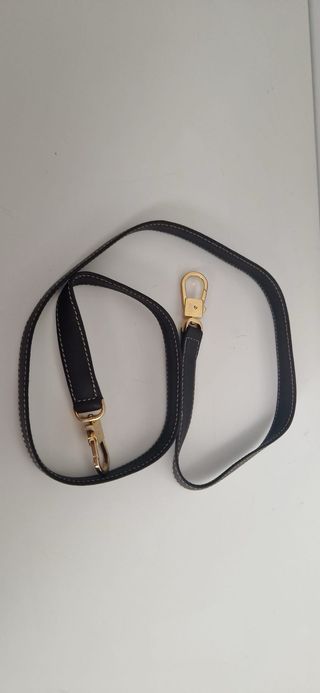 Maletín Loewe Piel Ante Marrón y Amarillo