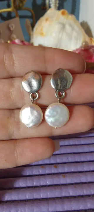 Pendientes Perlas Naturales