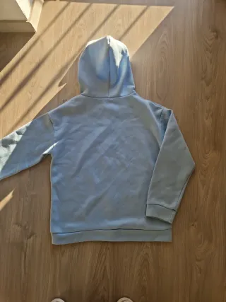 Felpa y2k azzurra scheletro