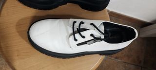 Zapatos blancos plataforma talla 38
