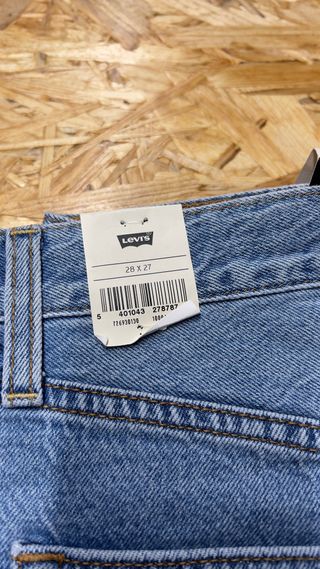 Levi's Ribcage Straight Ankle Jeans Azules