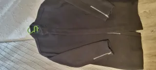 Abrigo H&M negro caballero