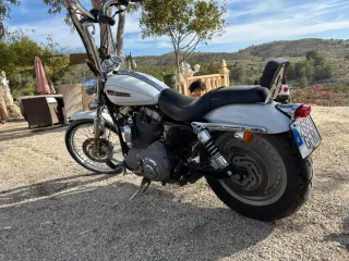 Harley Davidson Blanca