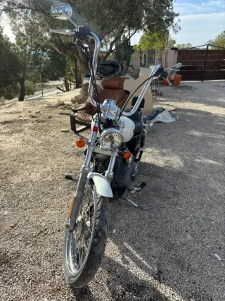 Harley Davidson Blanca