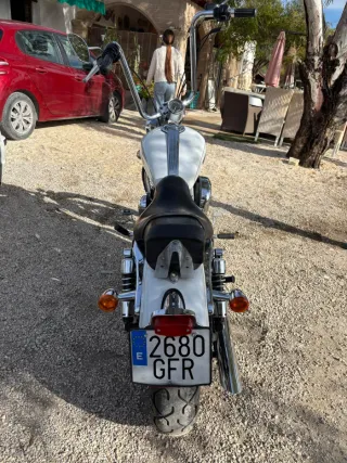 Harley Davidson Blanca