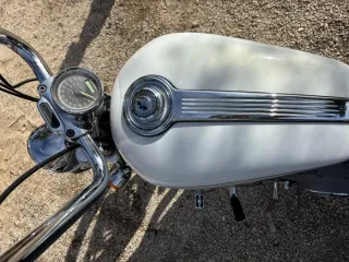 Harley Davidson Blanca