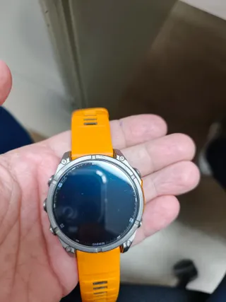 Garmin Fenix 8 Titanio Zafiro 47mm Naranja
