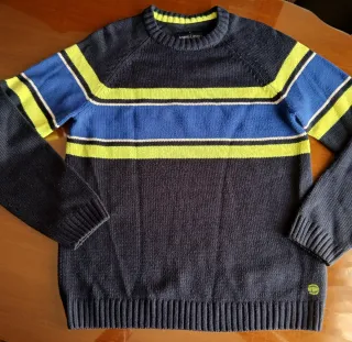 Sudadera Angelo Litrico chico rayas L