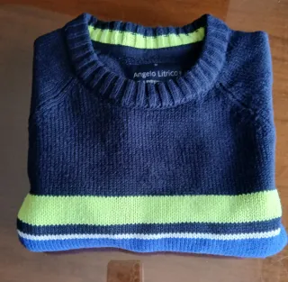 Sudadera Angelo Litrico chico rayas L
