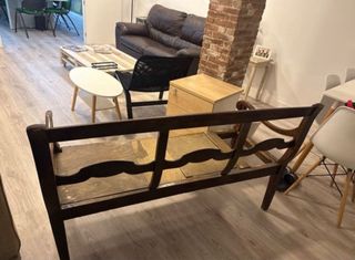 Banca antigua madera para restaurar