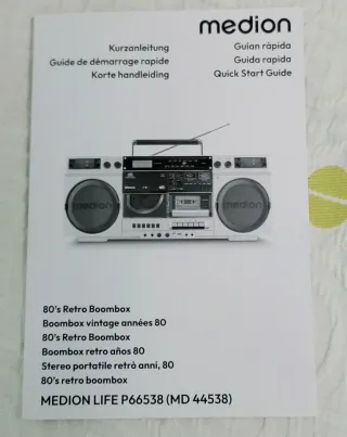 Radiocassette Medion Life P66538 CD/Bluetooth/DAB+