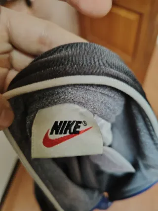 Chaqueta Vintage Nike Azul y Gris