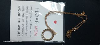 Collar círculo con circonitas