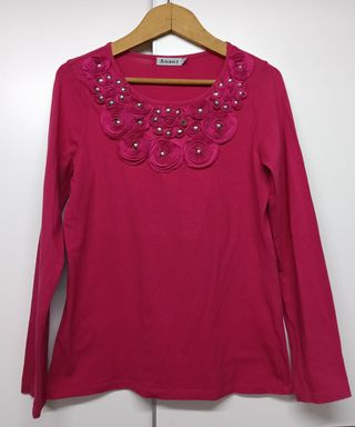 Camiseta Anany Fucsia Talla XL