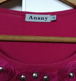 Camiseta Anany Fucsia Talla XL