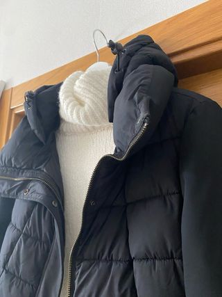 Abrigo acolchado negro Italy