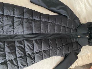 Abrigo acolchado negro Italy