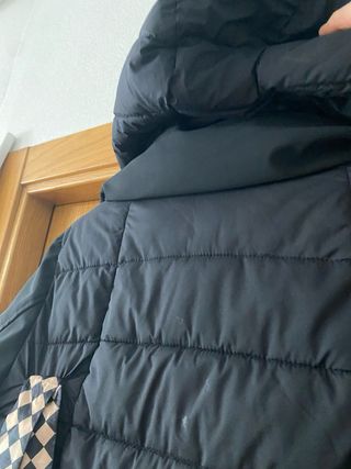 Abrigo acolchado negro Italy