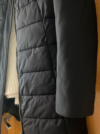 Abrigo acolchado negro Italy