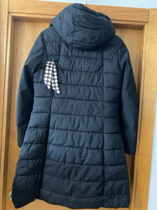 Abrigo acolchado negro Italy