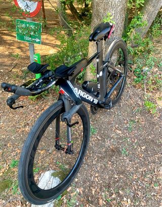 Bicicleta Triatlón Argon 18 E-117 Carbono Talla XS