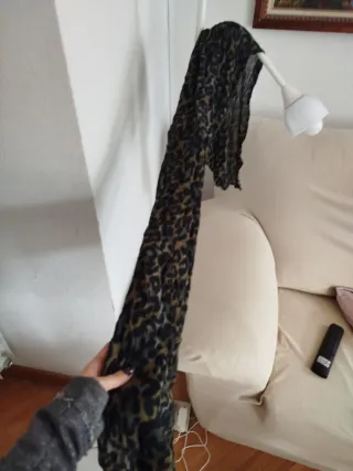 Pañuelo fular estampado leopardo