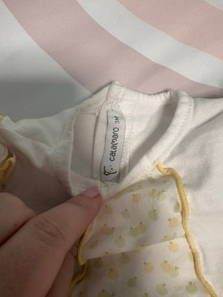 Conjunto bebé niña amarillo