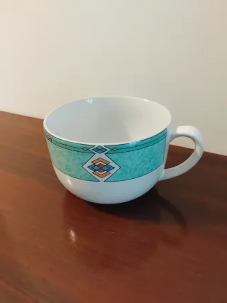Tazza grande decorata