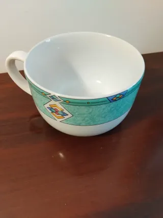 Tazza grande decorata