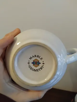 Tazza grande decorata