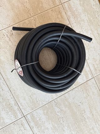 Tubo Corrugado Negro 16mm 25 Metros