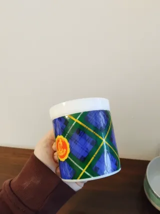 Tazza con fantasia scozzese