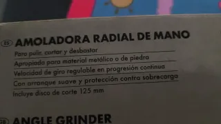 NUEVA Amoladora Radial 1200W