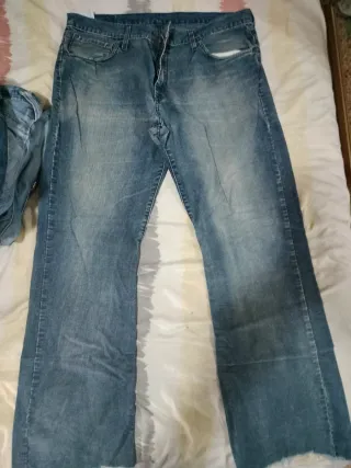 Pantalones Levi's pana fina azul Talla XL