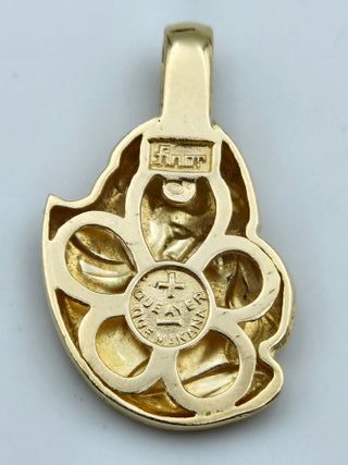 Colgante Oro 18K, Pareja, + Que ayer - que mañana