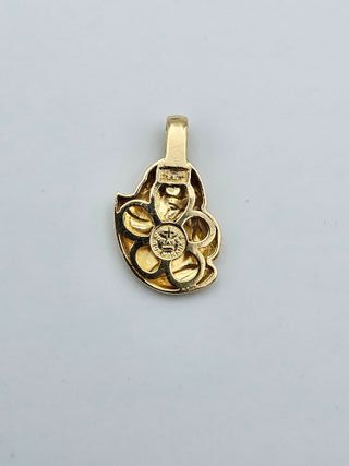 Colgante Oro 18K, Pareja, + Que ayer - que mañana