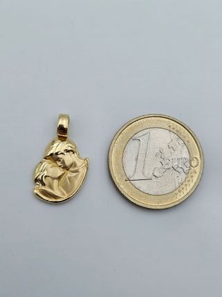 Colgante Oro 18K, Pareja, + Que ayer - que mañana