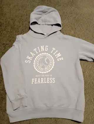 Sudadera niña Mango azul