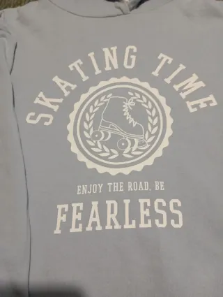 Sudadera niña Mango azul