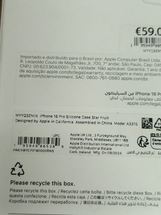 Apple Custodia in silicone con MagSafe per iPhone