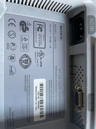 Monitor Sony SDM-S73 17 LCD