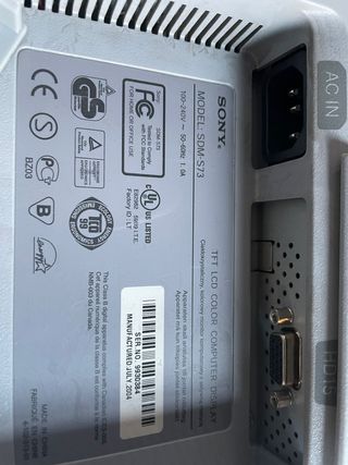 Monitor Sony SDM-S73 17 LCD