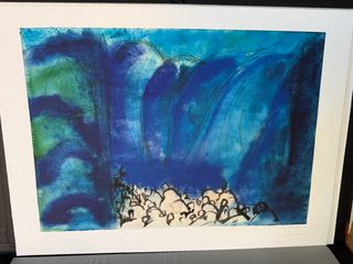 Lámina El paso del Mar Rojo Biblia Ilustrada