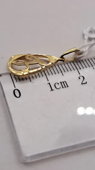 Colgante Letra J Oro 18k