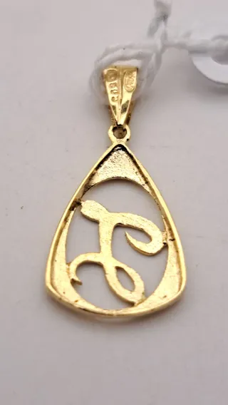 Colgante Letra J Oro 18k