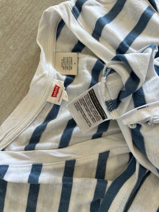 Camiseta Rayas Azul y Blanca Talla M