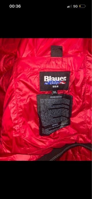 Giubbino Blauer USA Rosso XXXL