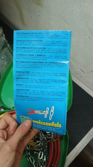 Catene da neve Weissfells con manuali