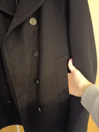 Cappotto Sisley nero taglia M