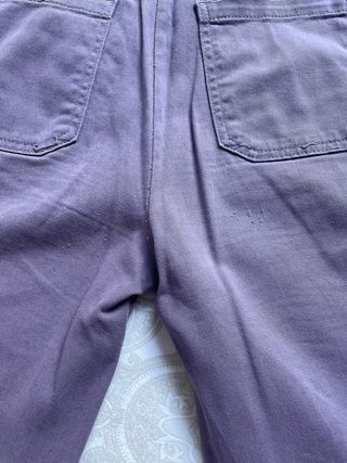 Pantalones Pull&Bear Morados Anchos